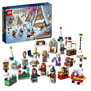 LEGO 76418 Harry Potter Adventskalender 2023, Weihnachtskalender mit 24 Geschenken inkl. 18 Hogsmead
