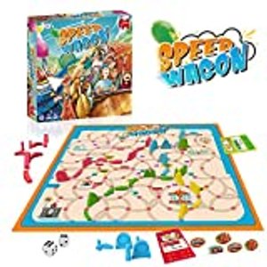 Jumbo Spiele Speedwagon Brettspiel – Gesellschaftsspiel ab 8 Jahren - 2 bis 4 Spieler