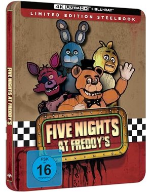 Five Nights at Freddy's - Lim. Steelbook [4K Ultra HD] + [Blu-ray]