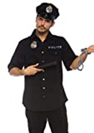 LEG AVENUE 83122 - 4Tl. Herren Police Police Kostüm, (X-Large)