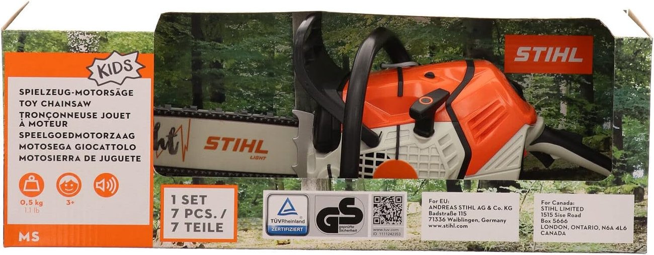 STIHL Kinder Spielzeug-Motorsäge aus Kunststoff