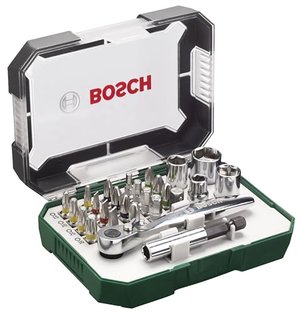 Bosch 26tlg. Schrauberbit- und Ratschen-Set