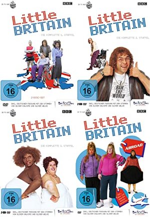 Little Britain - Die komplette Serie Uncut - Staffel 1-3 + Little Britain Abroad im Set (8 DVDs)