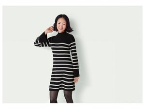 esmara Damen Strickkleid mit Wollanteil