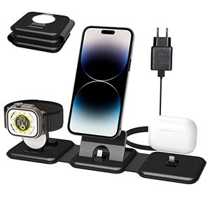 SPGUARD 3-in-1-Ladegerät für Apple Watch, iPhone, Airpods