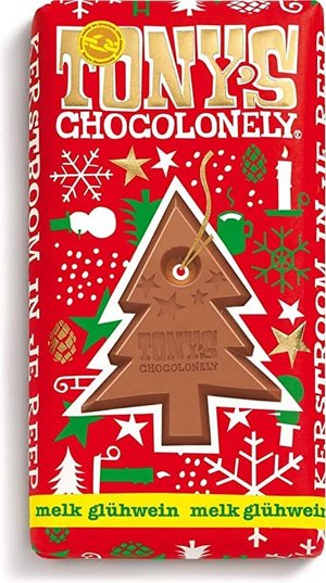 Tony's Chocolonely - Glühwein Schokolade Tannenbaum - 180g