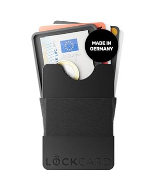 Lockcard Slim Wallet – Smart Wallet mit Münzfach & RFID-Schutz