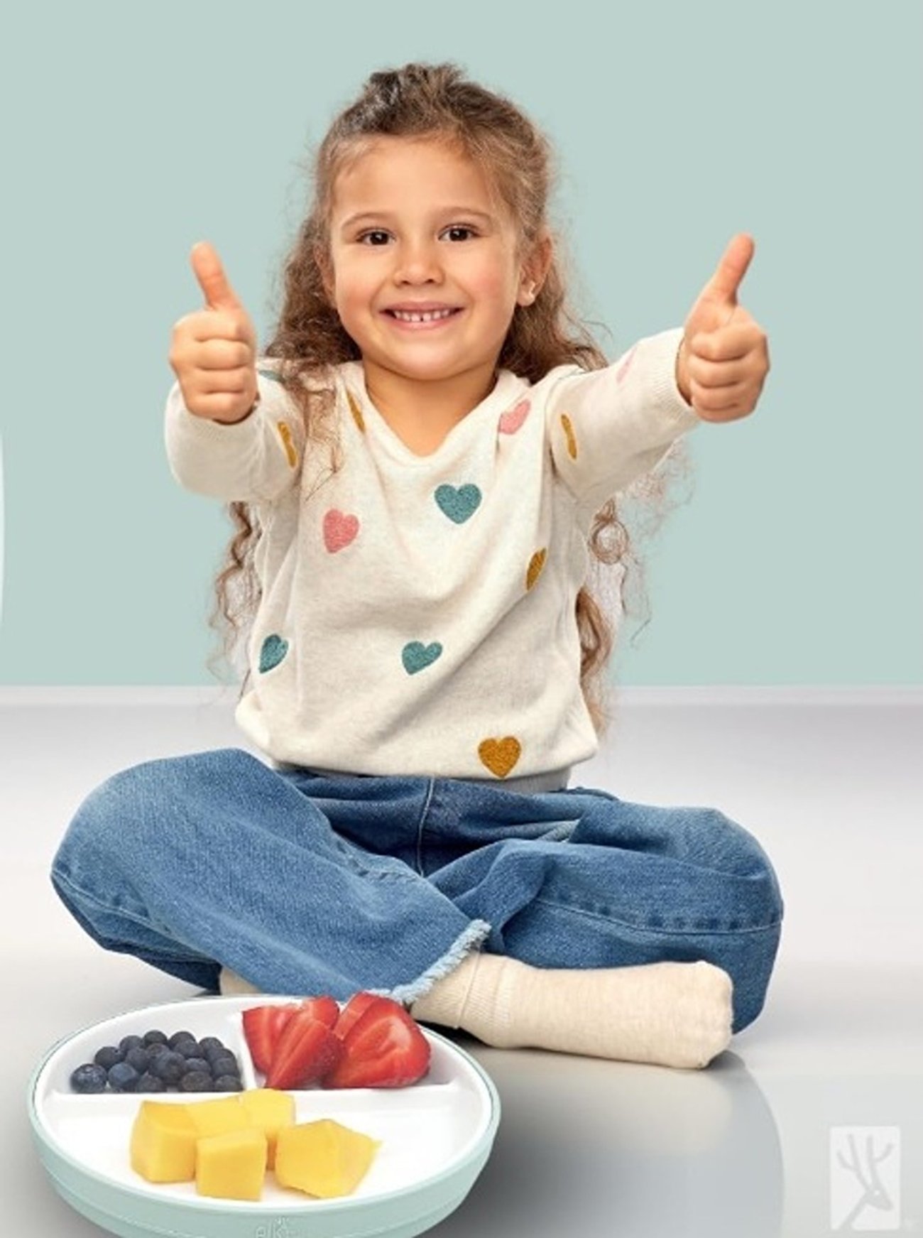 Elk and Friends Teller mit Saugnäpfen