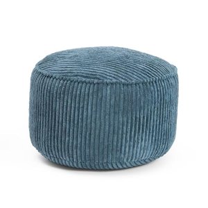 Lumaland Cord-Pouf Navy