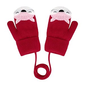 YSXY gestrickte Fäustlinge Fuchs