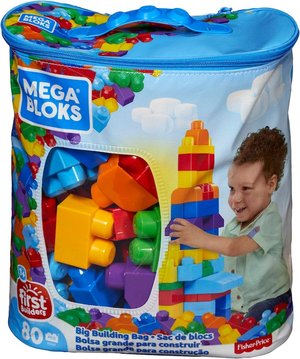 Mega Bloks First Builders Bausteinebeutel groß