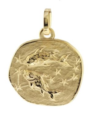 trendor Sternzeichen-Anhänger Fische 585 Gold 