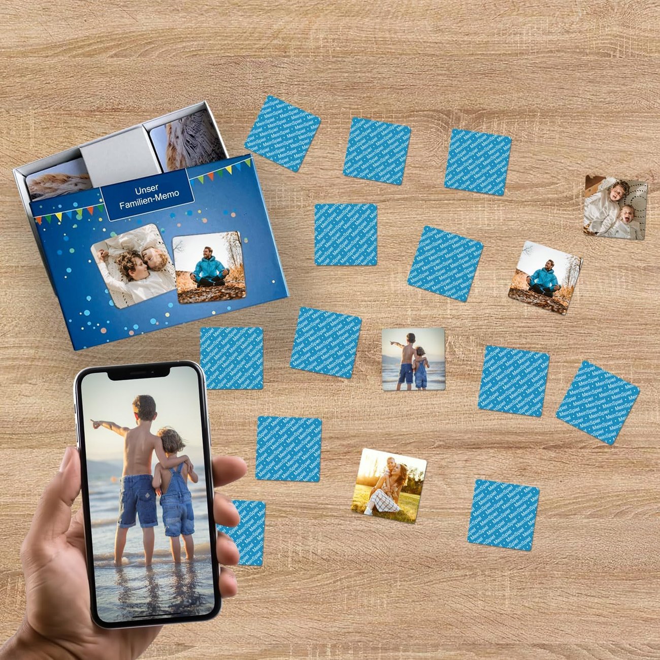 MEINSPIEL - Personalisiertes Memo-Kartenspiel