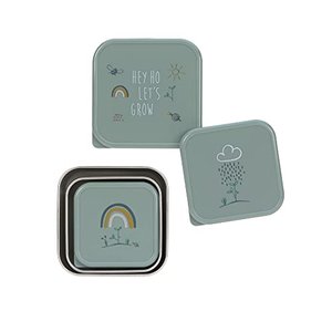 LÄSSIG Snackbox 3er-Set Garden Explorer