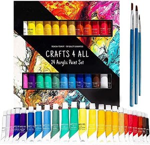Acrylfarben-Set mit 24 Farben