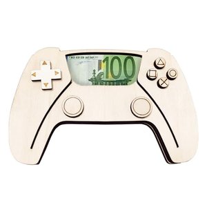 Geldgeschenk Gamer aus Holz