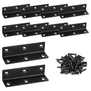 L-Form-Winkelverbinder, schwarz