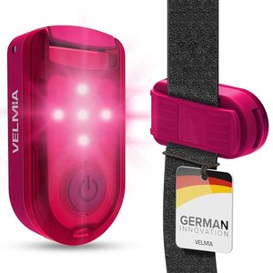 VELMIA Sicherheitslicht [2er Set] Neon Pink