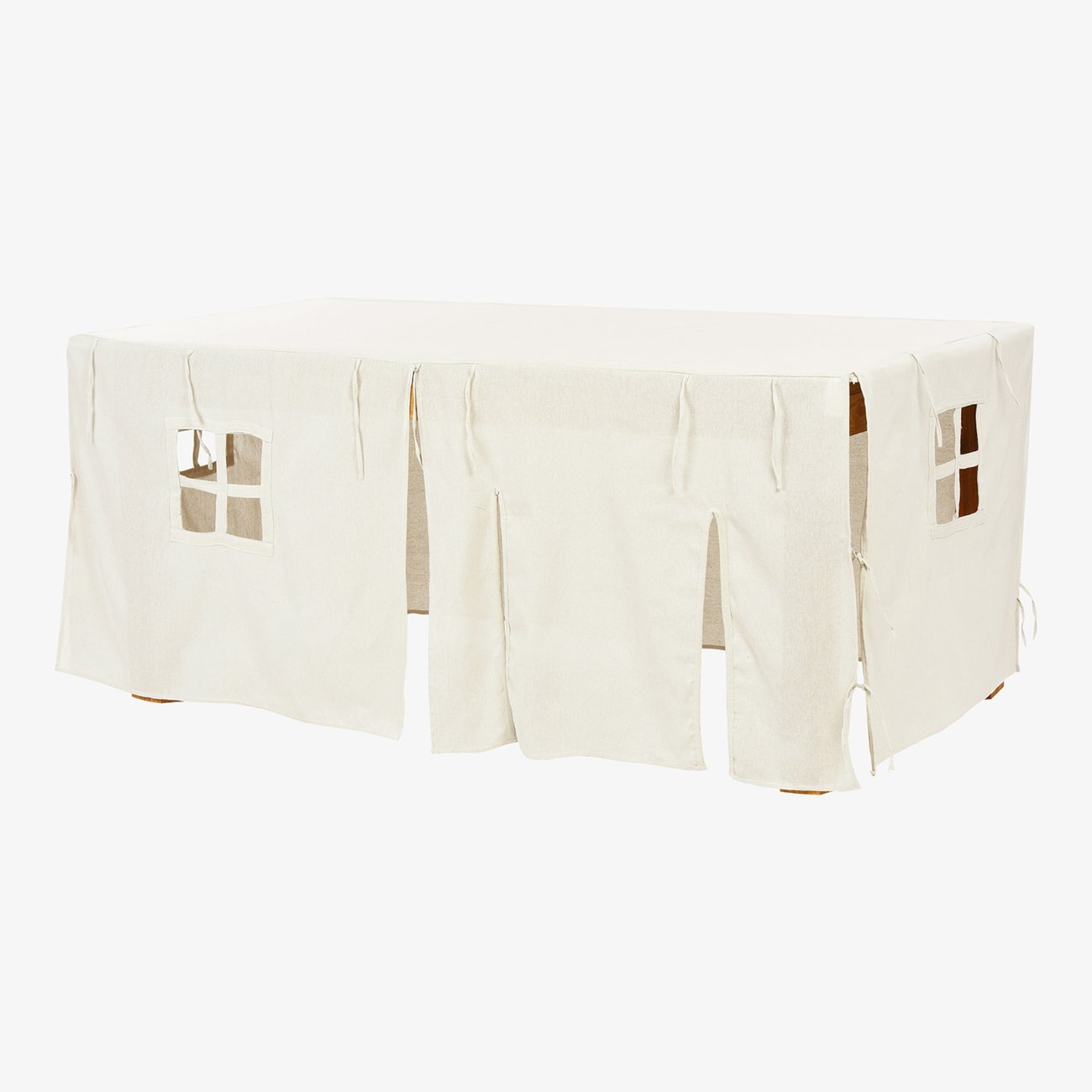 Tisch Spielzelt ca. 90x180x77cm, creme