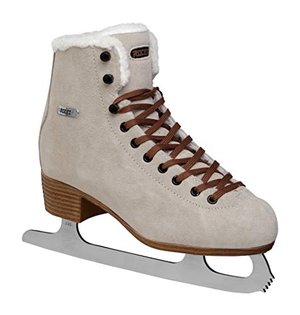 Roces Damen Suede ECO-FUR Freizeit-Schlittschuh (suedebrown)