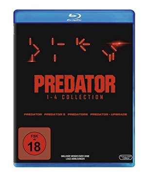 Predator (Teile 1-4, Blu-ray)