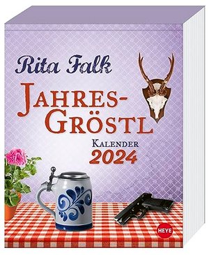 Rita Falk Jahres-Gröstl Tagesabreißkalender 2024. Abreiß-Kalender für alle Eberhofer-Fans. Tischkale
