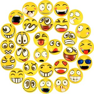 18 Stück Emoji-Stressball, Anti Stress Spielzeug Bälle für Kinder und Erwachsene