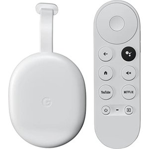 Chromecast mit Google TV (HD) Schnee – Streame Unterhaltung per Fernbedienung mit Spracherkennung au