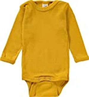 Engel Baby Body langarm, 70% Wolle und 30% Seide