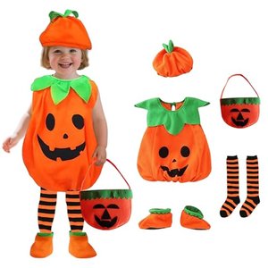 ePicsoa Halloween Kürbis Kostüm für Kinder