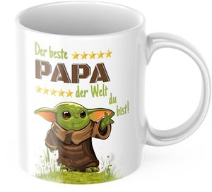 Der beste Papa der Welt du bist - Tasse - Grogu