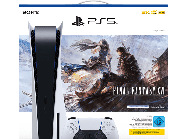 PS5 (Disc Edition) + Final Fantasy XVI