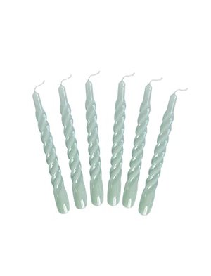 Candles with a Twist, 6 Stabkerzen gedreht