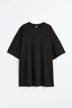 Oversized T-Shirt - Schwarz