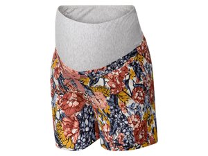 esmara Damen Leinen-Umstandsshorts mit Bauchband