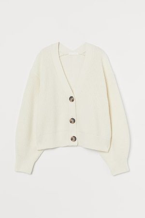 Gerippter Cardigan