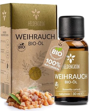 Heldengrün BIO Weihrauchöl [100% NATURREIN]