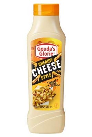 Gouda's Glorie Creamy Cheese Style vegane cremige Sauce mit Geschmack von Käse 850ml