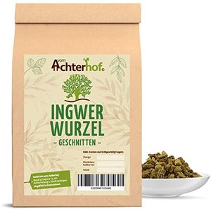 500 g Ingwerwurzel geschnitten getrocknet Ingwer Tee Kräutertee vom-Achterhof