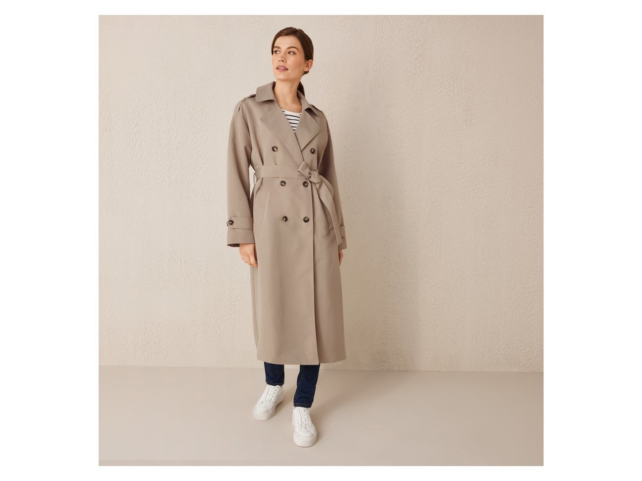 Trenchcoat mit Bindegürtel