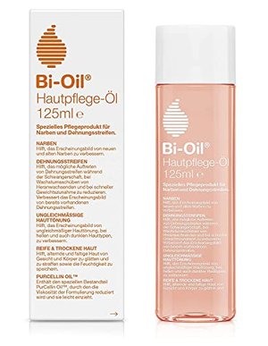 Bi-Oil Hautpflege-Öl, Spezielles Pflegeprodukt für Narben & Dehnungsstreifen (125 ml)
