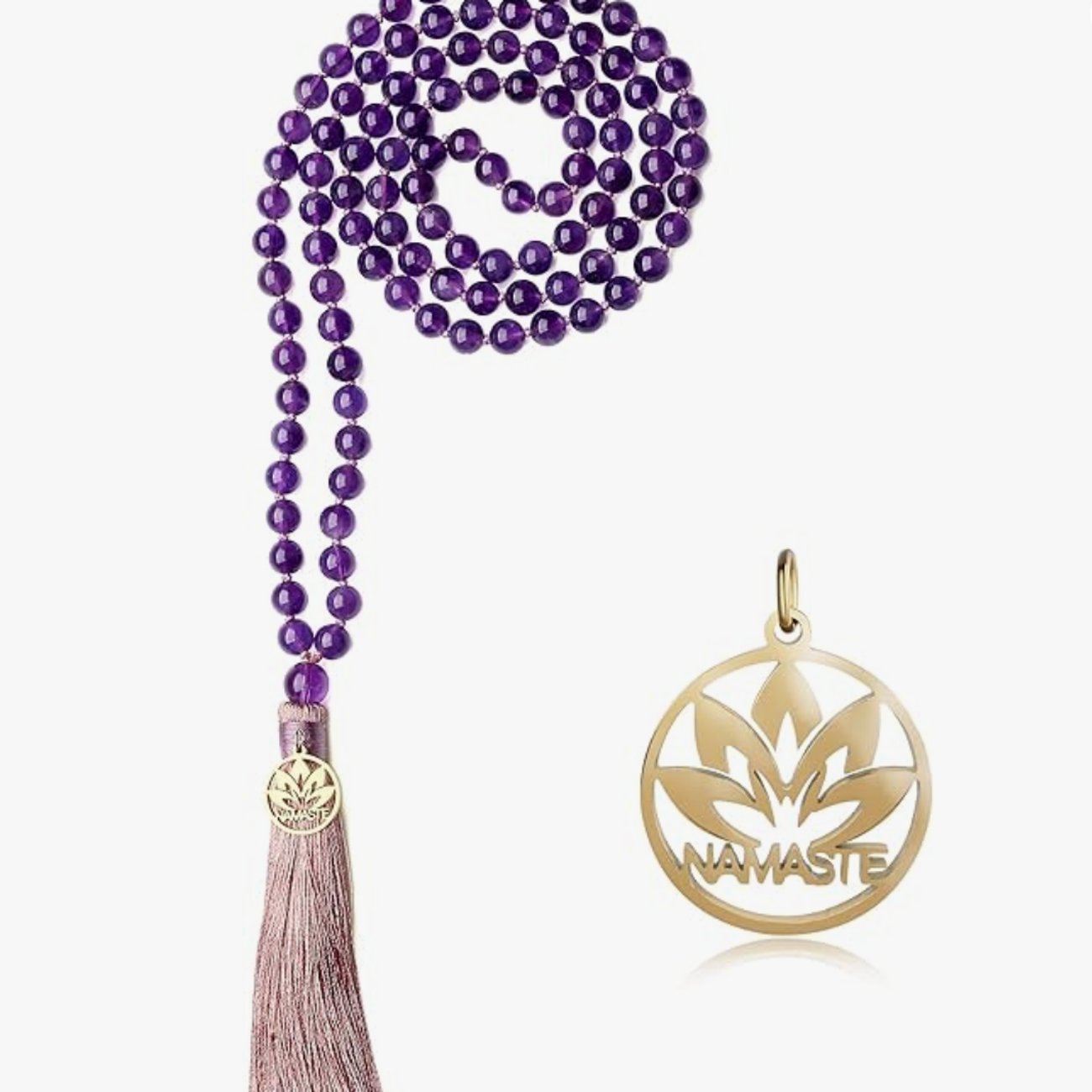 COAI Mala-Kette mit Amethyst