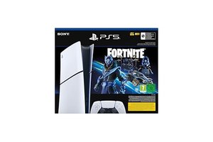 Sony PlayStation 5 Slim – Digital Edition – Fortnite Cobalt Star Bundle