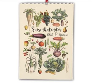 Saisonkalender für Obst und Gemüse A4