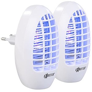 Steckdosen-Insektenvernichter mit UV-Licht, für Räume bis 20m² (Blau