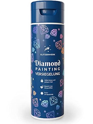 Glitzerwerk Diamond Painting Versiegelung - Für strahlend glitzernde Bilder & festen Halt