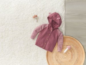 lupilu Baby Mädchen Strickjacke, aus reiner Bio-Baumwolle