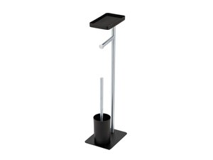 Toilettenpapierhalter mit Ablage / WC-Garnitur