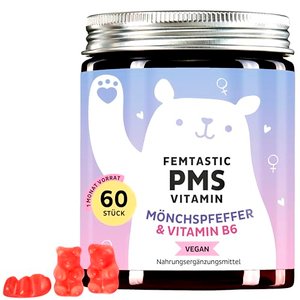 PMS Gummibärchen mit hochdosiertem Mönchspfeffer, Dong Quai, B6