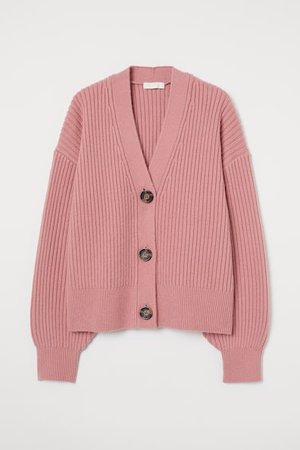 Gerippter Cardigan